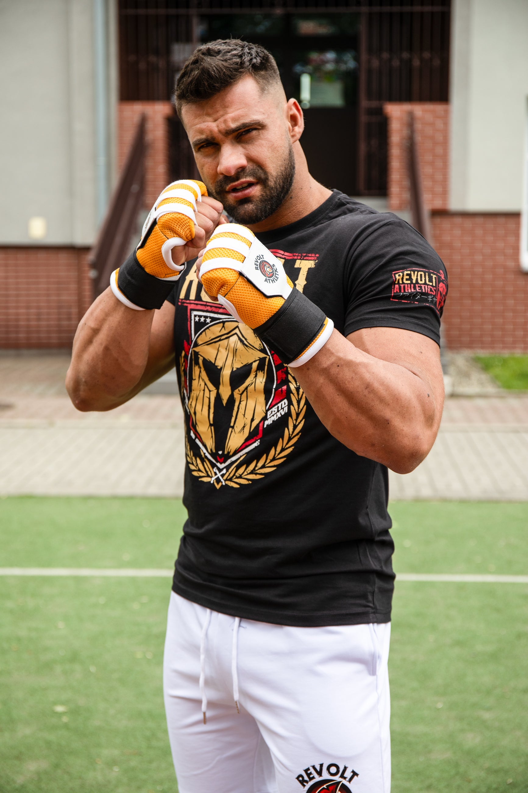 Revolt Athletics Elastische Boxbandagen mit Gelpolsterung